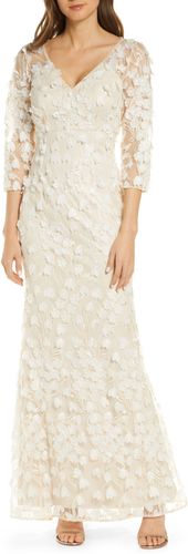 Carmen Marc Valvo Infusion 3D Flower Evening Dress at Nordstrom Rack