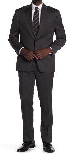 Ralph Lauren Heathered Charcoal Two Button Notch Lapel Suit at Nordstrom Rack