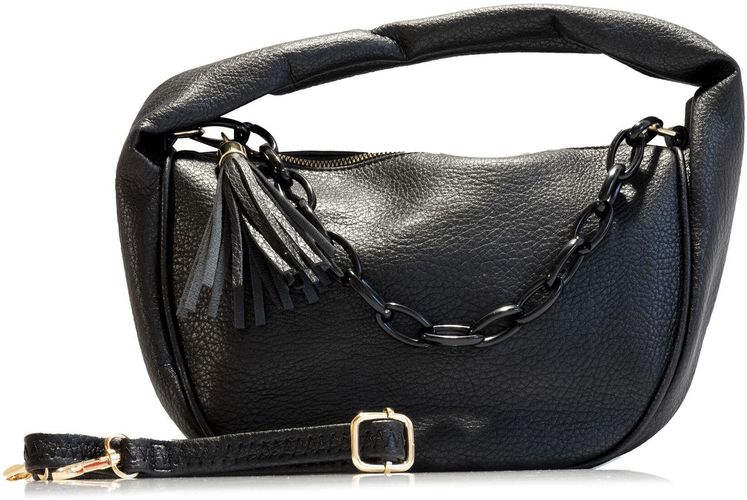 Borsa a mano con doppio manico, uno in catena