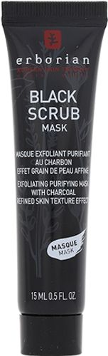 Black Scrub Mask Maschera Esfoliante Purificante Carbone 15ml ERBORIAN