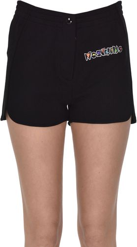 Shorts in felpa con logo
