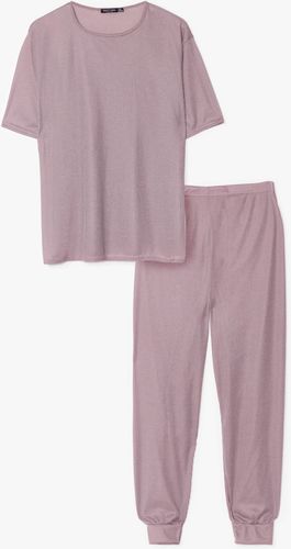 Treat Tee Right Plus Joggers Lounge Set - Taupe