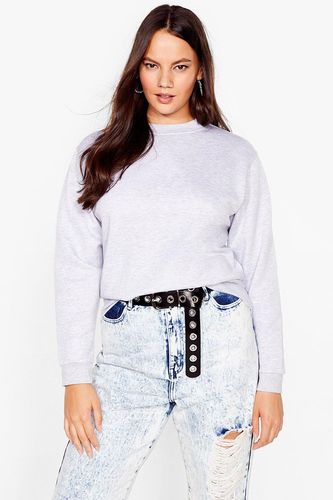 Where There's a Chill Oversized Plus Sweatshirt - Grey