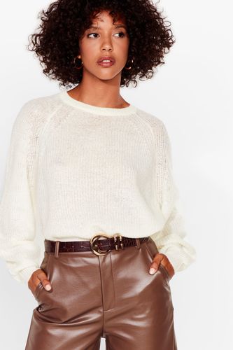 See You Balloon Sleeve Knit Sweater - Ivory