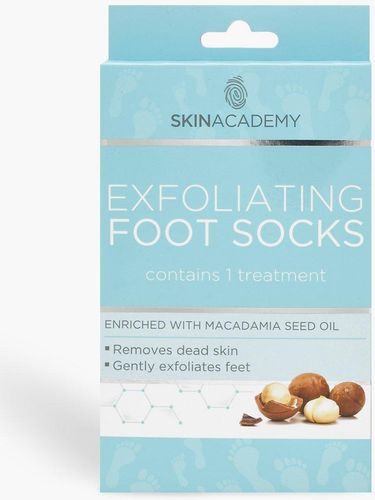 Exfoliating Foot Socks - Blue - One Size