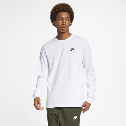 T-shirt a manica lunga Nike Sportswear - Uomo - Bianco