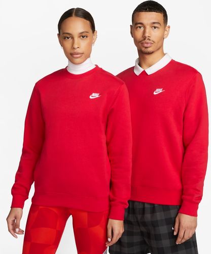 Maglia a girocollo Nike Sportswear Club Fleece - Rosso