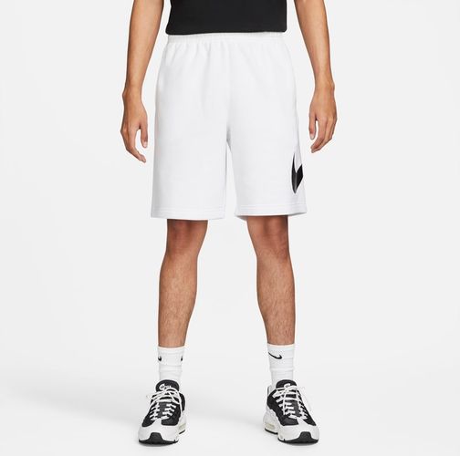 Shorts con grafica Nike Sportswear Club - Uomo - Bianco