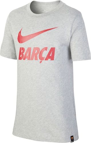 T-shirt da calcio F.C. Barcelona - Ragazzi - Grigio