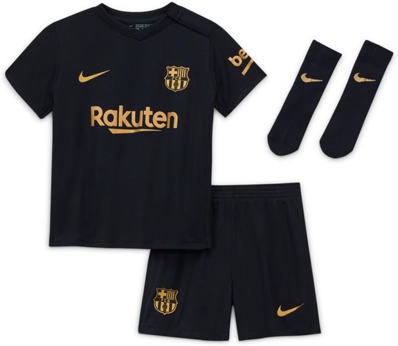 Divisa da calcio FC Barcelona 2020/21 per neonati/bimbi piccoli - Away - Nero