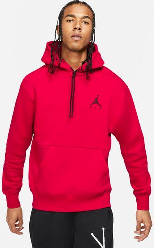 Felpa pullover in fleece con cappuccio Jordan Jumpman Air - Uomo - Rosso