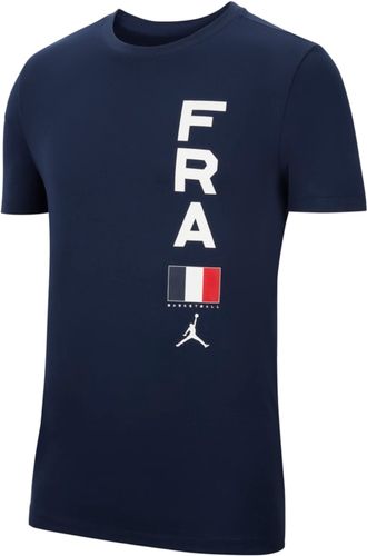 T-shirt da basket Francia Jordan Dri-FIT Team - Uomo - Blu