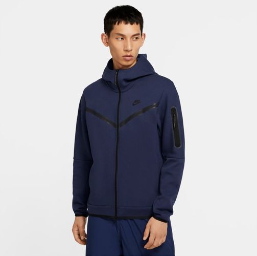 Felpa con cappuccio e zip a tutta lunghezza Nike Sportswear Tech Fleece - Uomo - Blu