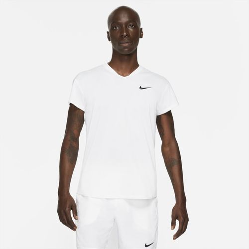 Maglia da tennis NikeCourt Breathe Slam - Uomo - Bianco