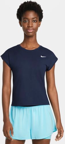 Top da tennis a manica corta NikeCourt Dri-FIT Victory - Donna - Blu