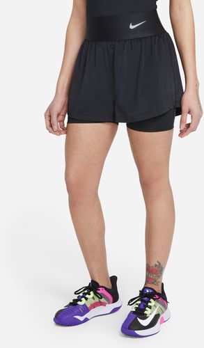 Shorts da tennis NikeCourt Advantage - Donna - Nero