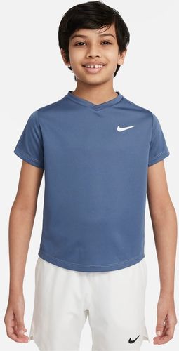 Maglia da tennis a manica corta NikeCourt Dri-FIT Victory - Ragazzo - Grigio