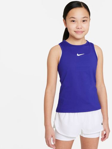 Canotta da tennis NikeCourt Dri-FIT Victory - Ragazza - Blu