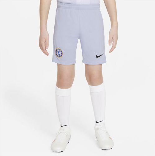 Shorts da calcio Chelsea FC 2021/22 Stadium Goalkeeper - Ragazzi - Grigio