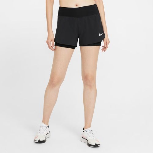 Shorts da running 2-in-1 Nike Eclipse - Donna - Nero