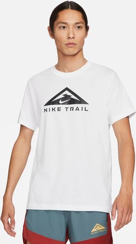 T-shirt da trail running a manica corta Nike Dri-FIT - Bianco