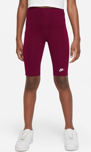 Shorts da ciclista 23 cm a vita alta Nike Sportswear - Ragazza - Rosso