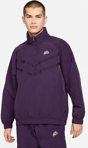 Giacca con cappuccio e zip a metà lunghezza Nike Sportswear Heritage Windrunner - Uomo - Viola