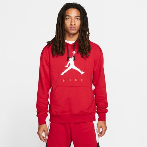 Felpa pullover con cappuccio Jordan Jumpman - Uomo - Rosso