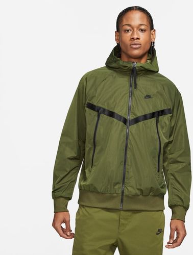 Giacca Windrunner non foderata con cappuccio Nike Sportswear Premium Essentials - Uomo - Verde