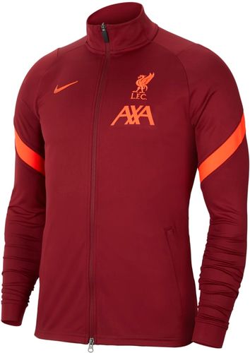 Track jacket da calcio in maglia Liverpool FC Strike - Uomo - Rosso