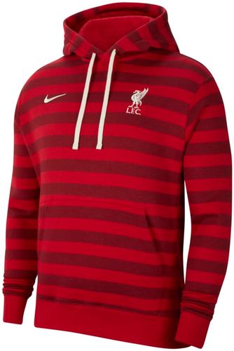 Felpa pullover in fleece con cappuccio Liverpool FC - Uomo - Rosso