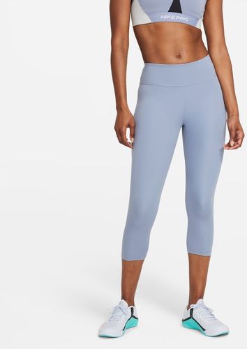 Leggings capri a vita media Nike One - Donna - Verde