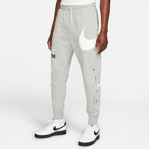 Pantaloni con rovescio semispazzolato Nike Sportswear Swoosh - Uomo - Grigio