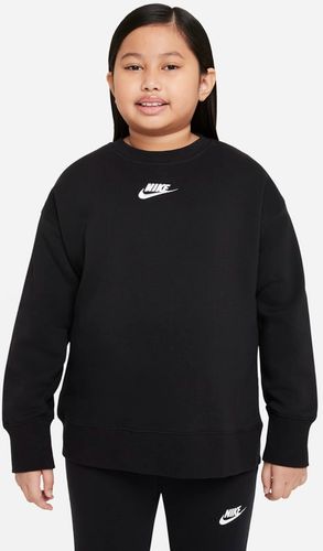 Maglia a girocollo Nike Sportswear Club Fleece (Taglia grande) - Ragazza - Nero