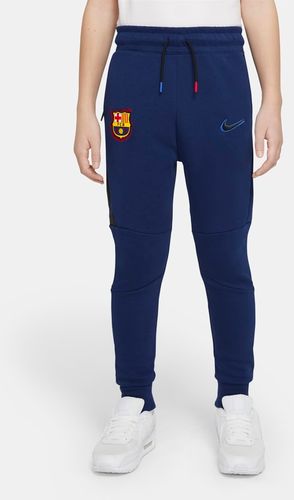 Pantaloni FC Barcelona Tech Fleece - Ragazzi - Blu