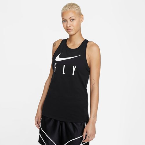 Canotta da basket Nike Dri-FIT Swoosh Fly - Donna - Nero