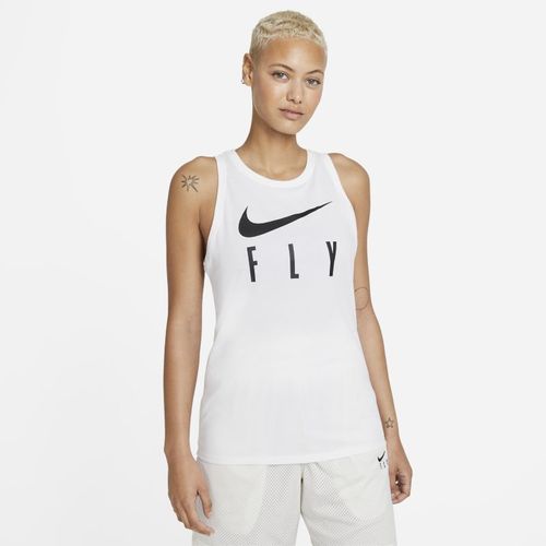Canotta da basket Nike Dri-FIT Swoosh Fly - Donna - Bianco