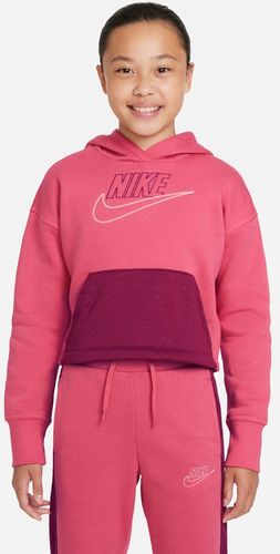Felpa con cappuccio Nike Sportswear Club Fleece Icon Clash - Ragazza - Rosa