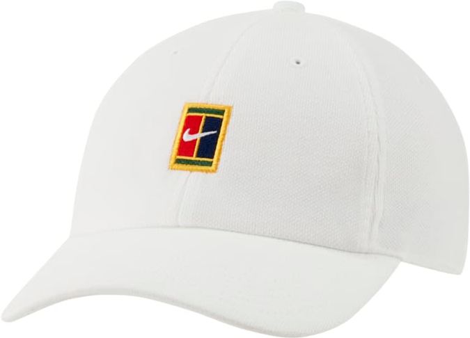 Cappello da tennis con logo NikeCourt Heritage86 - Bianco