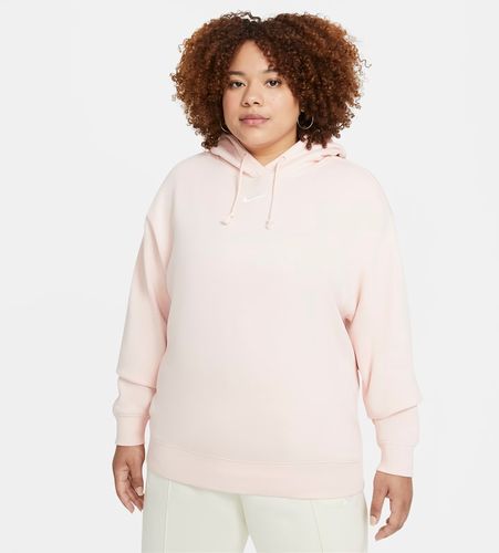 Felpa con cappuccio oversize in fleece Nike Sportswear Collection Essentials (Plus size) - Donna - Arancione