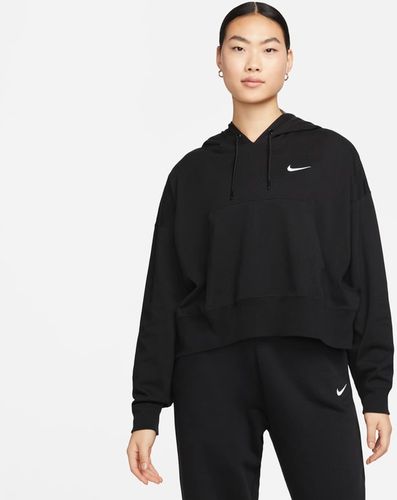 Felpa pullover oversize in jersey con cappuccio Nike Sportswear - Donna - Nero