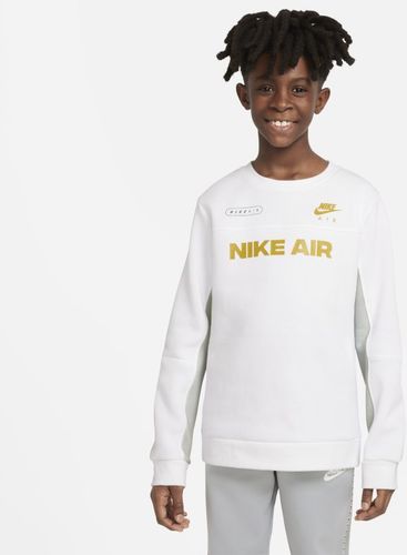 Felpa a girocollo Nike Air - Ragazzo - Bianco