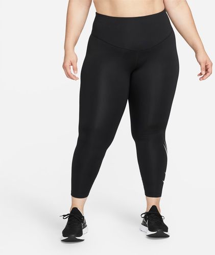 Leggings da running a 7/8 a vita media Nike Swoosh Run (Plus size) – Donna - Nero