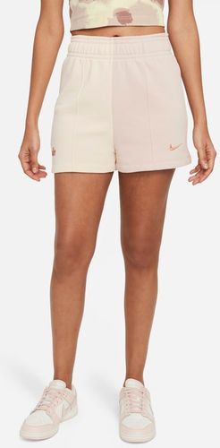 Shorts in fleece Nike Sportswear - Donna - Bianco