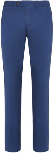 Pantalone chinos in twill blue