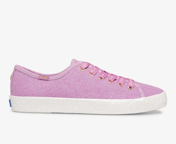 x kate spade new york Kickstart Logo Foxing Mauve, Size 9.5m Women's Shoes