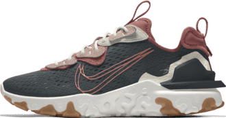 Scarpa lifestyle personalizzabile Nike React Vision By You - Donna - Grigio