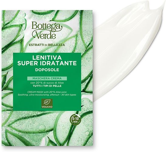 Estratti di bellezza - Maschera crema - con 20% di succo di Aloe* - super idratante, lenitiva, doposole - tutti i tipi di pelle