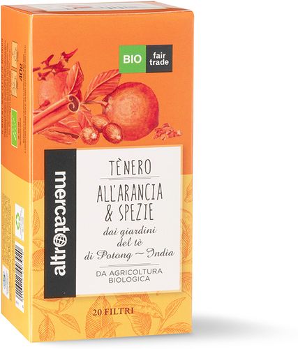 ALTROMERCATO Tè nero arancio e spezie - bio -