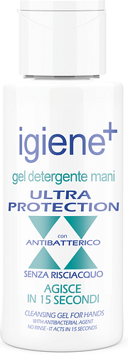 IGIENE+ GEL DETERGENTE MANI ULTRA PROTECTION CON ANTIBATTERICO 50 ML